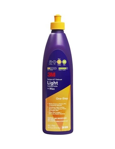 3M Perfect-It Gelcoat Light Cutting Polish + Wax 473ml